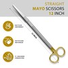 T/C Mayo Dissecting Scissors 12" Straight