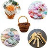 LATRAT Pack of 10 Braided Flower Basket, Fruit Basket, Cable