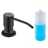 Soap Dispenser for Kitchen Sink Matte Black, Lotion Dispenser for