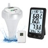 Urageuxy Pool Thermometer Digital Water Pool Thermometer with LCD Backlight,
