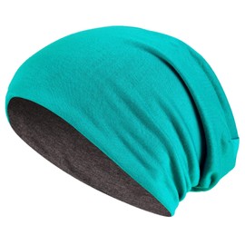 Hatstar Long Slouchy Beanie, 2-in-1 Reversible Jersey Hat in 45 Colours -
