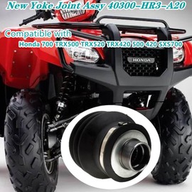 New Yoke Joint Assy 40300-HR3-A20,Compatible with Honda 700 TRX500 TRX520 TRX420 500 420 SXS700,Yoke Joint Assembly 40300HR3A20