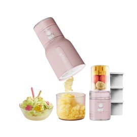 TER Snow Cone and Shave Ice Machine, Portable Ice Shaver for Home Kids Summer Party, Cordless Ice Crusher Slushie Machine for Home, 3 Reusable Ice Mold