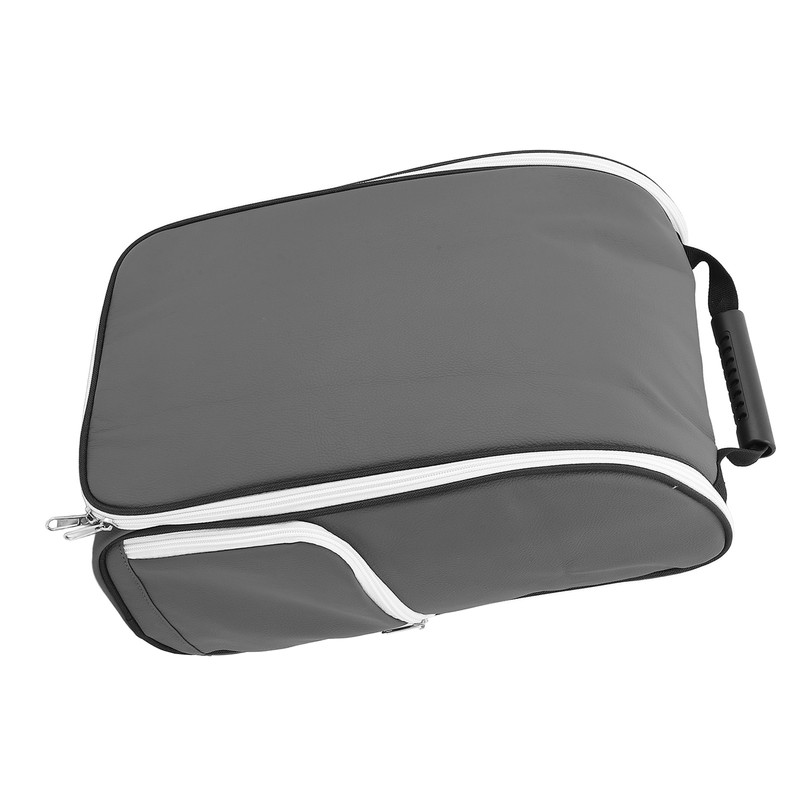 Golf Shoe Bag Wear Resistant PU Leather Portable Sports Travel