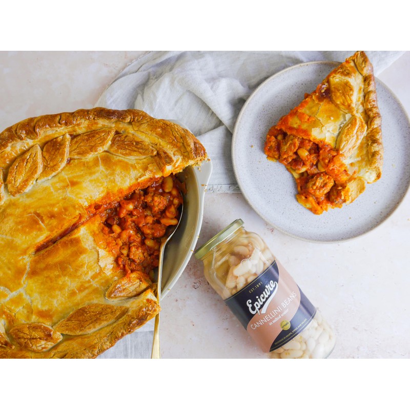 Epicure Cannellini Beans In Salted Water, 540 g Jar (Pack