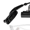 vhbw Headset with push-to-talk microphone suitable for Motorola DP3600, DP3601,