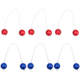 GSE Games & Sports Expert Ladder Golf Ball Toss Game Replacement Ladder Balls Set, 6-Pack Tournament Quality Bolos Bolas with Real Golf Balls