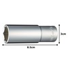 Tone HP4S-21L Deep Socket (6 Angle) 1/2-inch (12.7-mm) Drive, Width