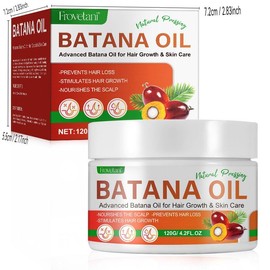 Organic Batana Hair Oil for Strengthening & Moisturizing, Nourishing Hair Care for All Hair Types, Suitable for Men & Women