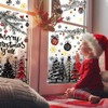 Vellibring 136 PCS Christmas Window Clings Stickers Winter Snowflakes Merry