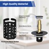 Hygie Rinse Upgraded 3 in 1 Bathroom Sink Stopper 2PCS