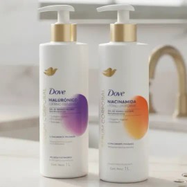 Kit Dove Sérum Corporal Ácido Hialurónico + Niacinamida 1 L