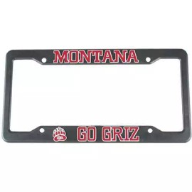 Logo Products Montana Grizzlies Plastic License Plate Frame