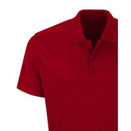 Vantage Apparel Men's Collegiate Premium Moisture Wicking Team Color Icon Polo, USC Trojans, X-Large