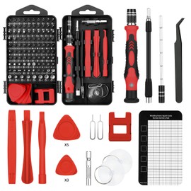 Juego de Destornilladores de Precisión 120 En 1, Kit de Destornilladores Extraíble Profesional, Herramientas Reparación Portátil, Kit de Desarmadores 