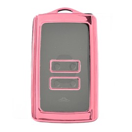 MEDZUK 5 colours: Compatible with Mitsubishi ASX 2023-2024 2025 car key case with key ring accessories (Pink)