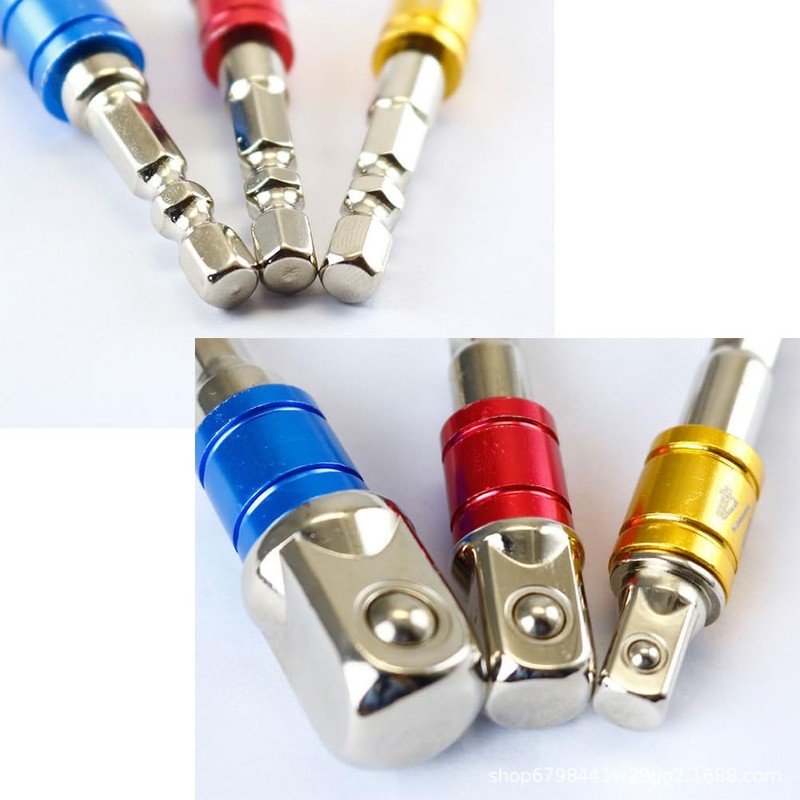 Aiweijia Impact Grade Socket Adapter Set,Bit Adapter Socket Wrench Adapter