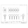 DAIDOHANT (ダイドーハント) (Polycarbonate Sheet Screw) Polycarbonate Joint Screw, Bronze [For