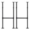 LooftMate Industrial Pipe Table Leg for Bar Height Pub Table,