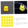 Kisangel 100pcs Simulation Fishing Baits Corn Grain Shape Lures for