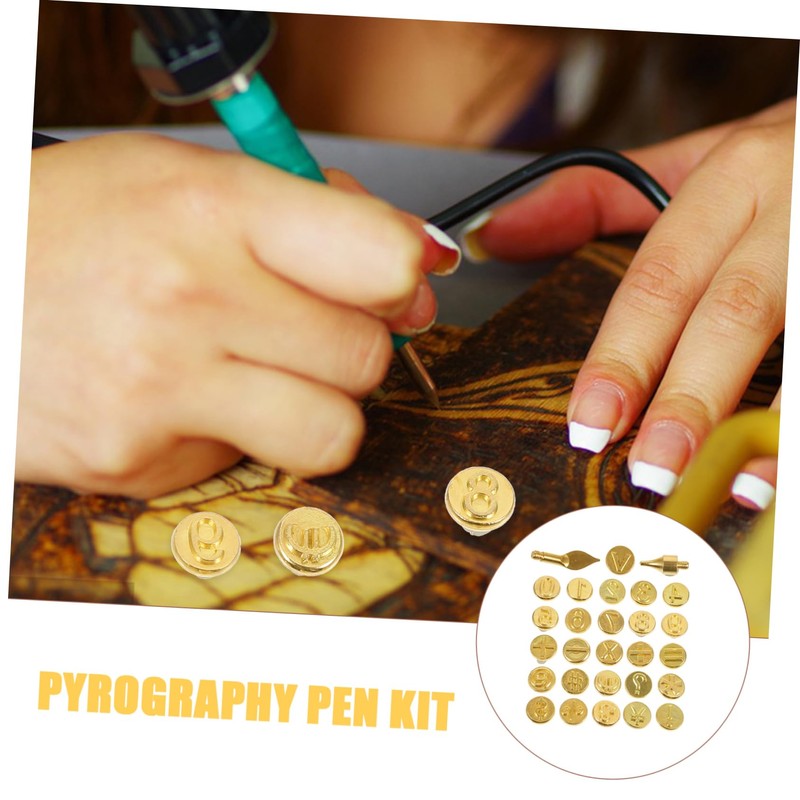 jojofuny 1 Set Number Burning Tips for DIY Pyrography Crafts