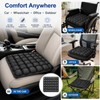 Airplane Seat Cushion, Inflatable Travel Cushion for Long Flights