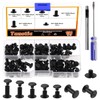 Tanstic 152 Pieces (75 Sets) Chicago Screws Assorted Kit, M5