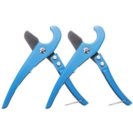 sourcing map 2pcs Irrigation Tubing Cutter PVC Pipe Cutter Tool Plastic Tube Cutter Rubber Hose Cutter Shears for Cutting 1-1/4" PEX PP Tube