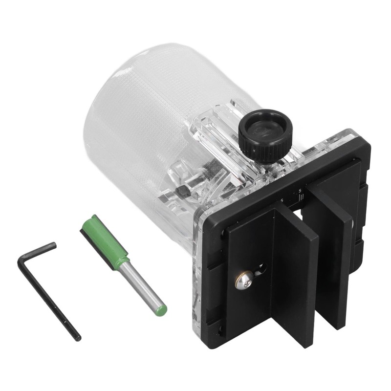 Handheld Router Bracket Electric Trimmer Connector Base for Wood Slotting