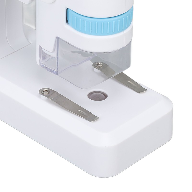 80X‑200X Kids Microscope with 12PCS Slides 2 in 1 LED