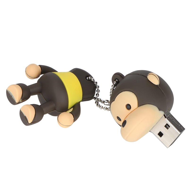 USB Flash Drive Interesting Cartoon Monkey Portable Storage Memory Stick