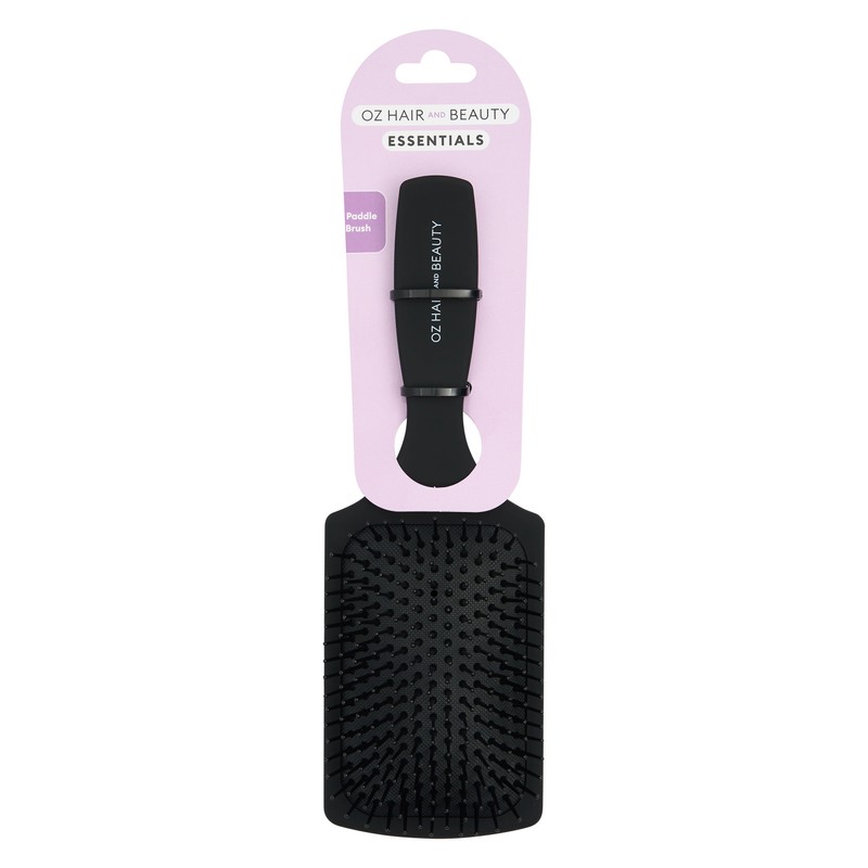 Oz Essentials Paddle Brush - Black