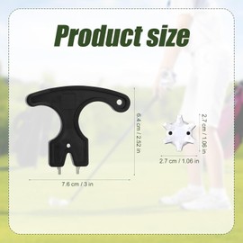 16Pcs Golf Shoe Spikes Cleat,Golf Shoe Spikes Studs Replacements Tooth Stinger Screw Cleat,Golf Shoe Spikes Replacement Metal Screw Studs,Golf Shoe Spikes Golf Spikes Pins Replacement with 1pc Wrench