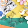Easter Cookie Cutters, 9 PCS Stainless Steel Cookie Cutters -