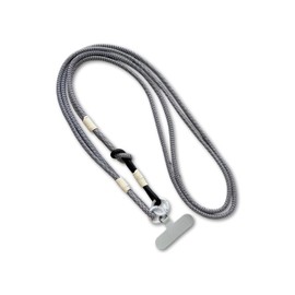 yacanova Smartphone Shoulder Strap, Thick, Cross-body Neck Strap, Mobile Shoulder Strap, Hands-Free, Drop Prevention, T-Shaped Holder Included, zebra/black