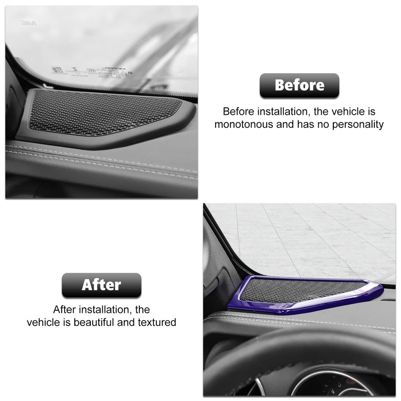 RT-TCZ A Pillar Speaker Trim Cover Ring Decoration Interior Accessories