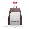 KKXIU Trendy Leather Backpack Purse for Women and Ladies Shoulder