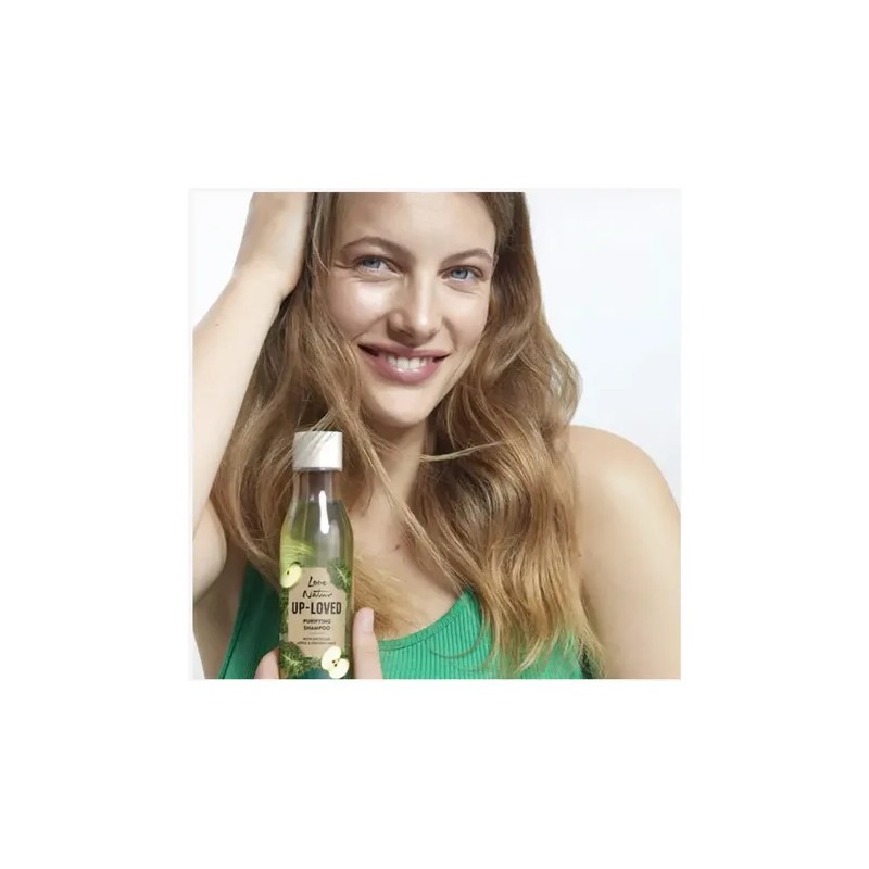 Shampoo Purificante con Manzana Reciclada y Kale Orgánica Love Nature