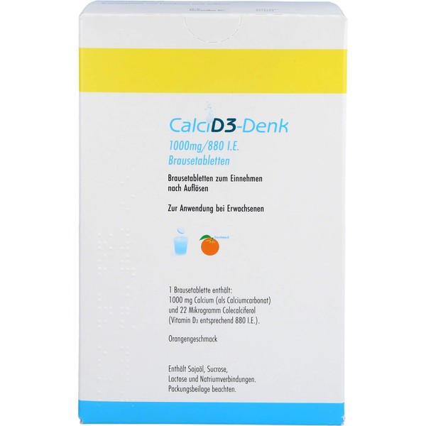 Calci D3-Denk 1000 mg /880 I.E., Brausetabletten, 120 St BTA