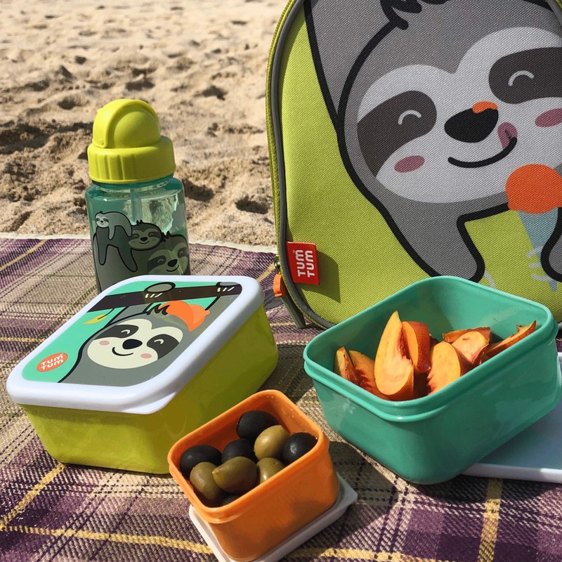 TUM TUM Children's Lunch Box Set – Square Lunch Boxes