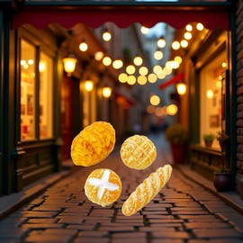 4Pcs/Set 1/12 Miniature Bread Resin Dollhouse Decoration Accessories Mix Bakery Bread Mini House Food Decoration Accessories