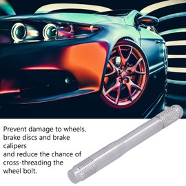 Wheel Stud Alignment Pin Set, 2pcs M14 Thread Stainless Steel Wheel Guide Pins Universal Alignment Pin Wheel Hanger Wheel Mounting Guide Wheel Installation Auxiliary Tool