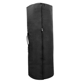 Rothco Heavyweight Canvas Duffle Bag w Zipper - Military Army - Black, Giant 30" x 50"