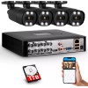 KERUI H.265+8CH Channel DVR Security Camera System 1080P Home IR