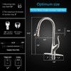 APPASO Single Handle Pull Down Kitchen Faucet with Sprayer, Stainless