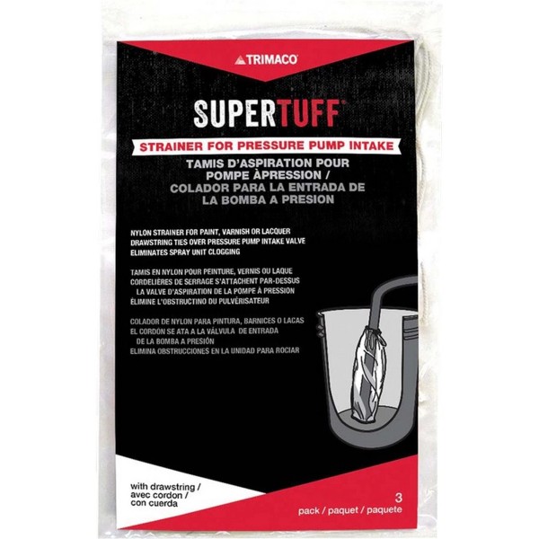 FixtureDisplays Trimaco 30138 PPS336 Drawstring Pump Strainer 3Pk