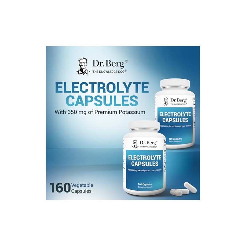 Dr. Berg Nutritionals- C?psulas de Electrolitos Dr. Berg Suplementos
