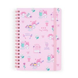 Sanrio (SANRIO) B6 Ring Notebook, My Melody, My Melody, my melody, 7.2 x 5.3 x 0.6 inches (18.2 x 13.5 x 1.5 cm), Character, 092045