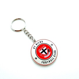St Kilda Saints AFL Team Round Logo Metal Keyring