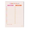 A5 Daily Planner Pad, Compact & Colourful Undated Desk Pad